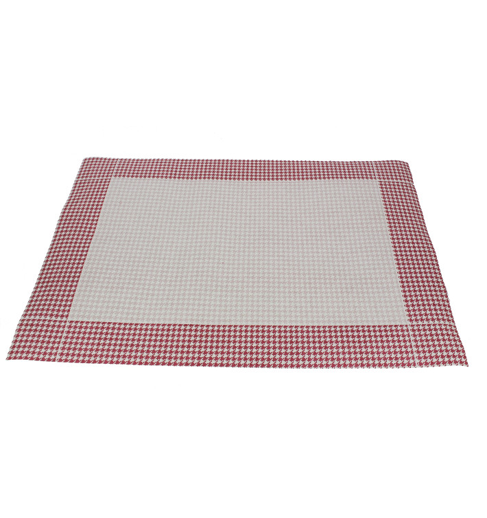 Set de Table 30x40 "Patte d'Oie" Bord. 50g (2500 Utés) Set de Table 30x40 "Patte d'Oie" Bord. 50g (2500 Utés)