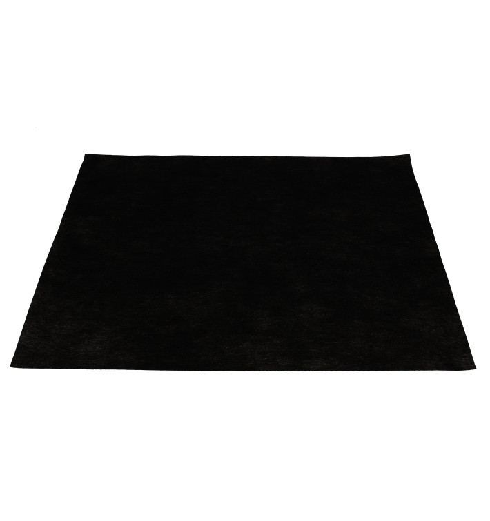 Set de Table en PP Non-Tissé Noir 30x40cm 55g (500 Utés)