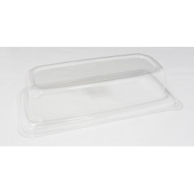 Plastic Deksel voor Suikerriet brood Container 24x11x5cm (50 stuks) 