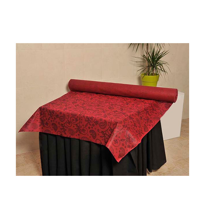 Novotex Tafelkleed rol bordeauxrood "Cachemir" P40cm 1,2x48m (6 stuks) Novotex Tafelkleed rol bordeauxrood "Cachemir" P40cm 1,2x48m (6 stuks)