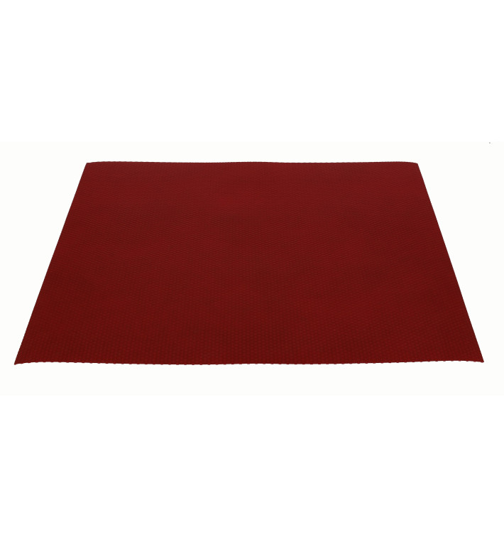 Novotex placemat Herbruikbaar bordeauxrood 250g 30x40cm (150 stuks) 