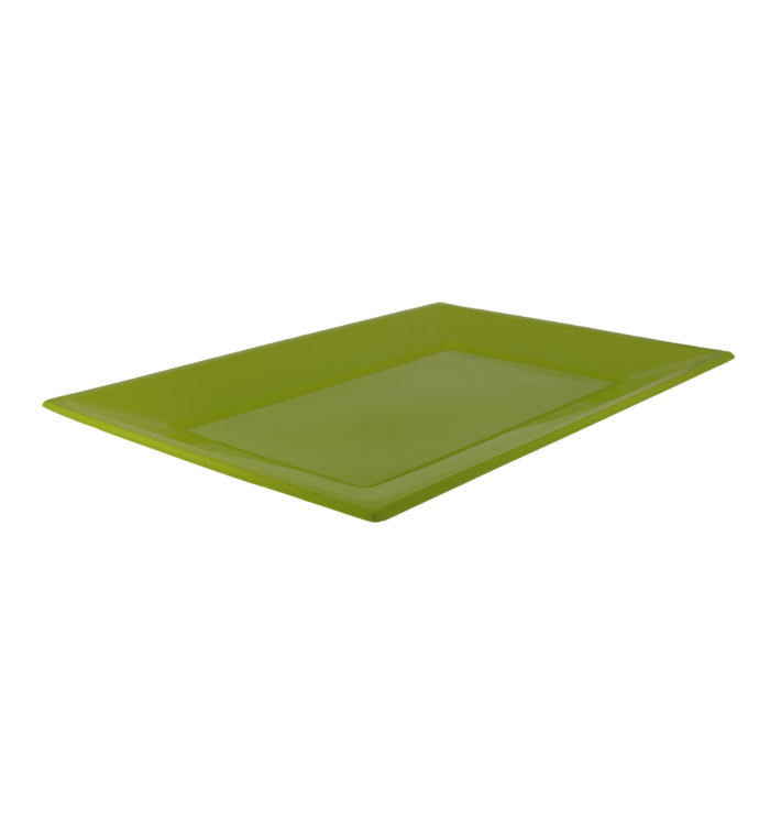 Plateau Plastique Pistache Rectang. 330x225mm (750 Utés) Plateau Plastique Pistache Rectang. 330x225mm (750 Utés)