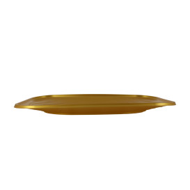 Plateau Plastique PP "X-Table" Or 330x230mm (60 Unités)