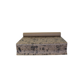Nappe papier en ROULEAU "Presse" Kraft 1,2x100m 37g (1 Uté)