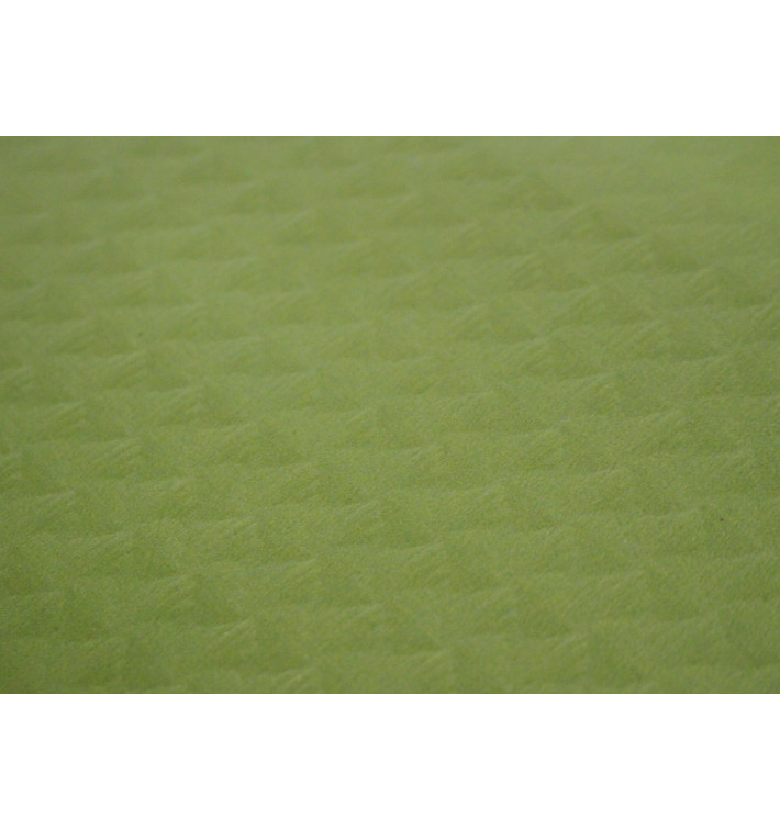 Voorgesneden papieren tafelkleed pistache 40g 1x1m (400 stuks) Voorgesneden papieren tafelkleed pistache 40g 1x1m (400 stuks)