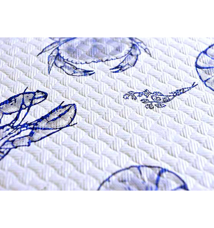 Nappe en papier 1x1m "Coquillage" 37g (400 Unités) Nappe en papier 1x1m "Coquillage" 37g (400 Unités)