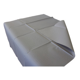 Nappe en papier 1x1 Mètre Gris 40g (400 Unités)