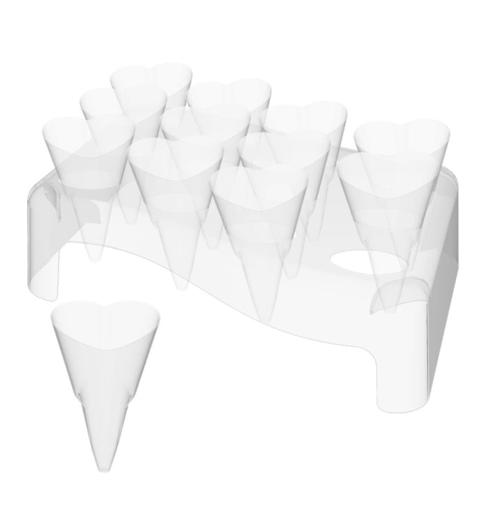 Cônes Love 50ml avec Stand 180x260 mm (20 Kits) Cônes Love 50ml avec Stand 180x260 mm (20 Kits)