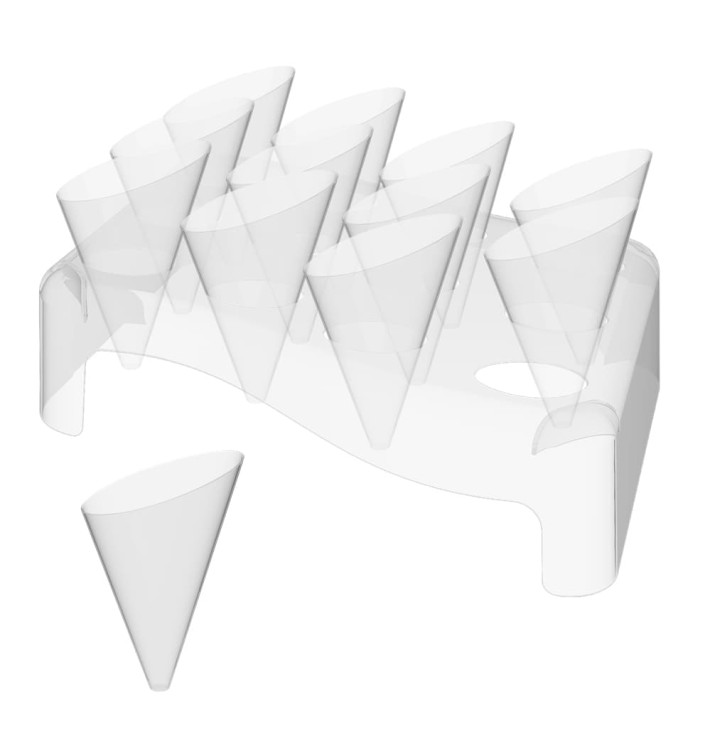 Cônes Slice 55ml avec Stand 180x260 mm (20 Kits) Cônes Slice 55ml avec Stand 180x260 mm (20 Kits)
