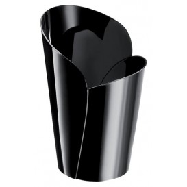 Plastic PS proefbeker "Blossom" zwart 90ml (300 stuks)