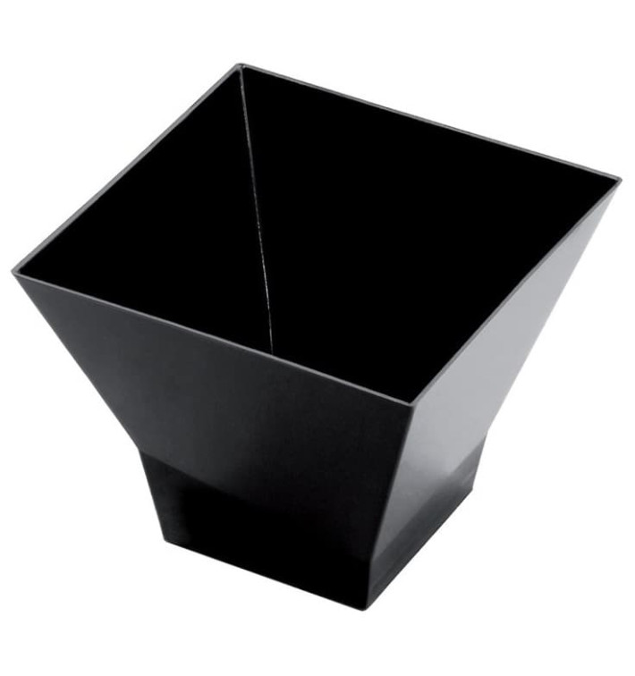 Verrine Dégustation "Pagode" Noir 120ml (500 Utés) Verrine Dégustation "Pagode" Noir 120ml (500 Utés)