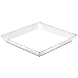 Plateau Dégustation "Medium" Blanc 13x13cm (12 Utés)