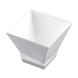 Proeving plastic kom PS "Pagoda" wit 150 ml (12 stuks) 
