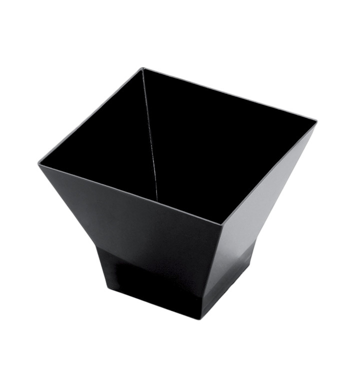 Proeving plastic kom PS "Pagoda" zwart 150 ml (12 stuks) Proeving plastic kom PS "Pagoda" zwart 150 ml (12 stuks)