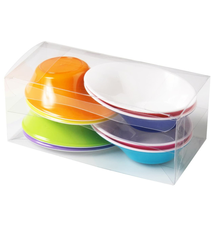 Verrine "Sodo" Blanc et Multicolore 50 ml (160 Utés) Verrine "Sodo" Blanc et Multicolore 50 ml (160 Utés)