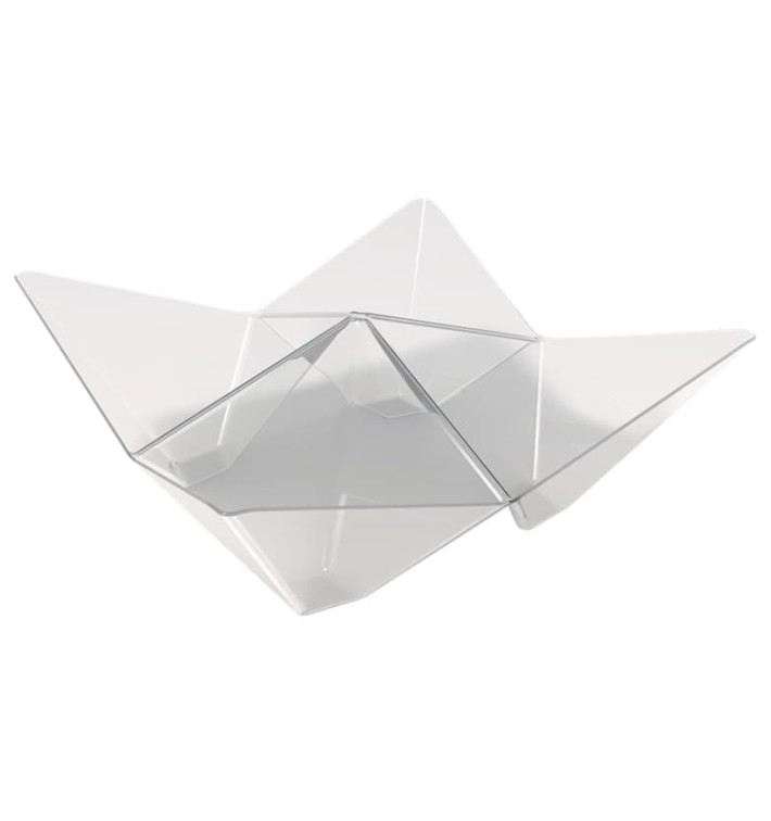 Verrine Dégustation Origami PS Transp.103x103mm (25 Utés)