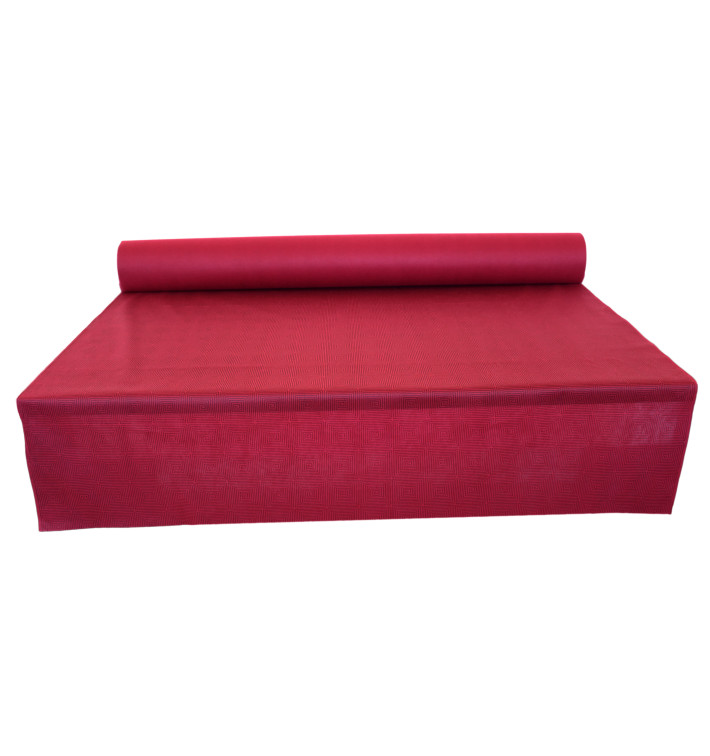 Nappe Rouleau PP Non Tissé Bordeaux "Espiral" 1,2x50m 50g (1 Uté) Nappe Rouleau PP Non Tissé Bordeaux "Espiral" 1,2x50m 50g (1 Uté)