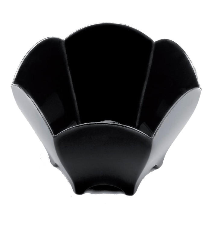 Proeving plastic kom PS "Tulip" zwart 70 ml (25 stuks) Proeving plastic kom PS "Tulip" zwart 70 ml (25 stuks)