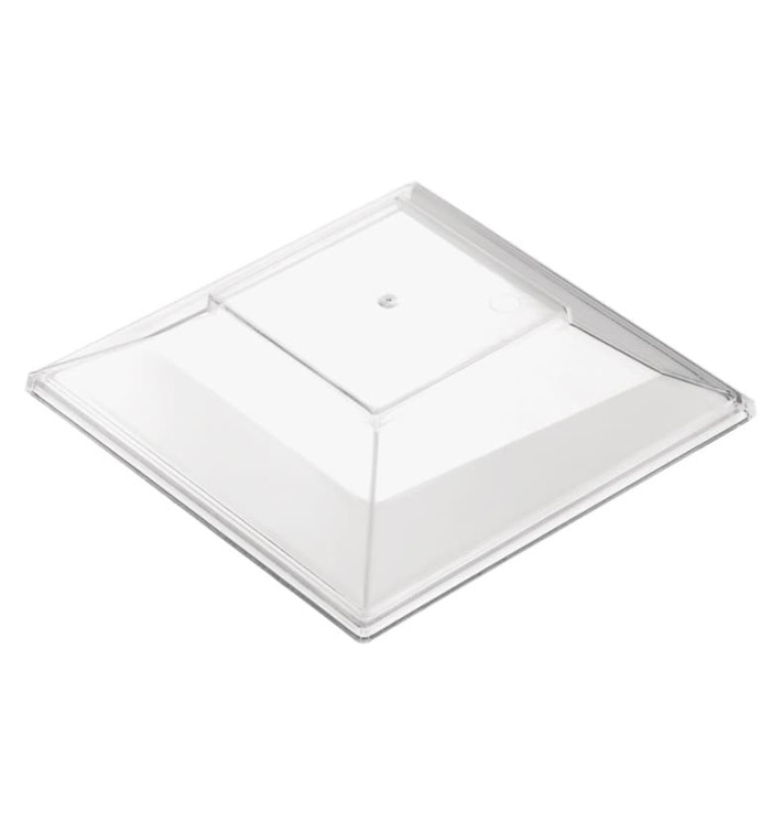 Plastic Kom / Deksel voor Proeving Kom "Pagoda" PS transparant 500ml (10 stuks) Plastic Kom / Deksel voor Proeving Kom "Pagoda" PS transparant 500ml (10 stuks)