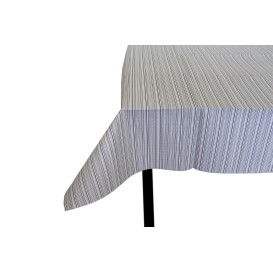 Voorgesneden papieren tafelkleed "Basic zwart" 37g 1x1m (400 stuks) 