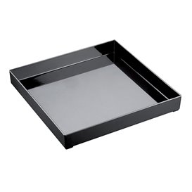 Plat Tray Noir 30x30cm (9 Utés)