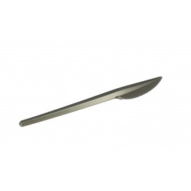 Couteau Plastique PS Argent 165mm (600 Unités)