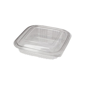 Coque Carrée avec charnière PET 250ml (100 Utés)