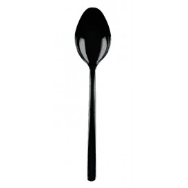 Cuillère Dégustation Mini Spoon Noir 100 mm (50 Utés)