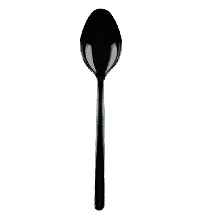 Cuillère Dégustation Mini Spoon Noir 100 mm (50 Utés)