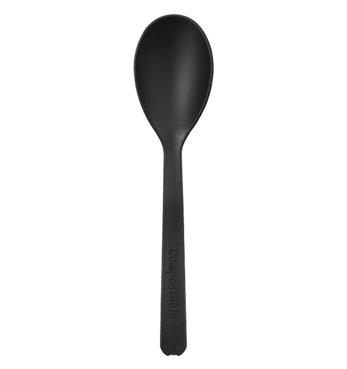 Cuillère Dégustation Mini Spoon Noir 100 mm (1500 Utés)