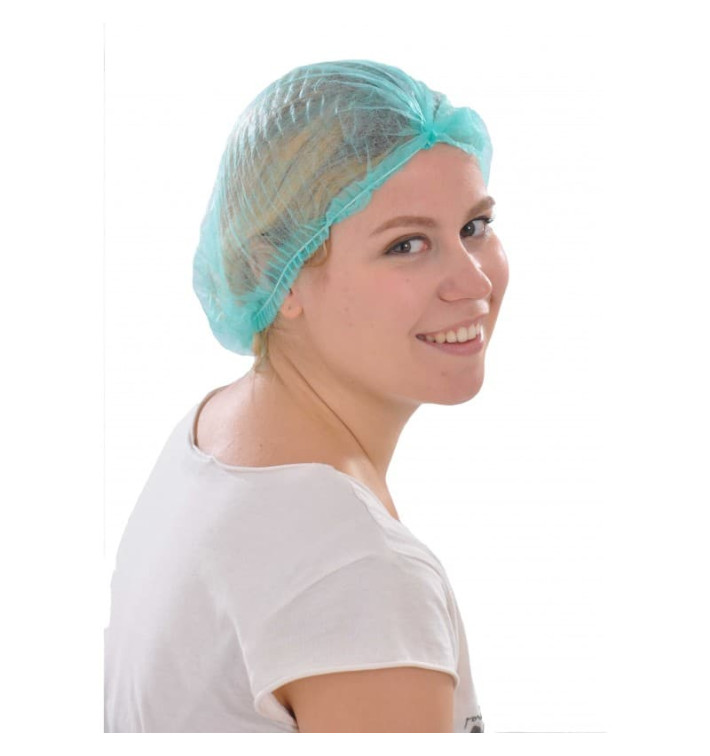 Charlotte en Polypropylène Accordéon Verte 1 élastique Ø53cm (100 Utés) Charlotte en Polypropylène Accordéon Verte 1 élastique Ø53cm (100 Utés)