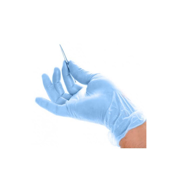 Gants en Vinyle sans Poudre Bleu Taille M (1000 Utés) Gants en Vinyle sans Poudre Bleu Taille M (1000 Utés)