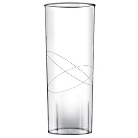 Plastic Collins PP glas transparant 300ml (490 stuks)