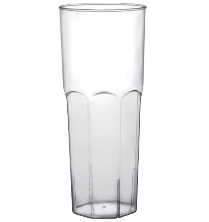 Plastic Collins PS glas transparant Ø6,5cm 350ml (360 stuks)