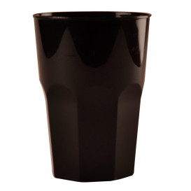 Verre Plastique à Cocktail Noir PP Ø84mm 350ml (20 Utés)