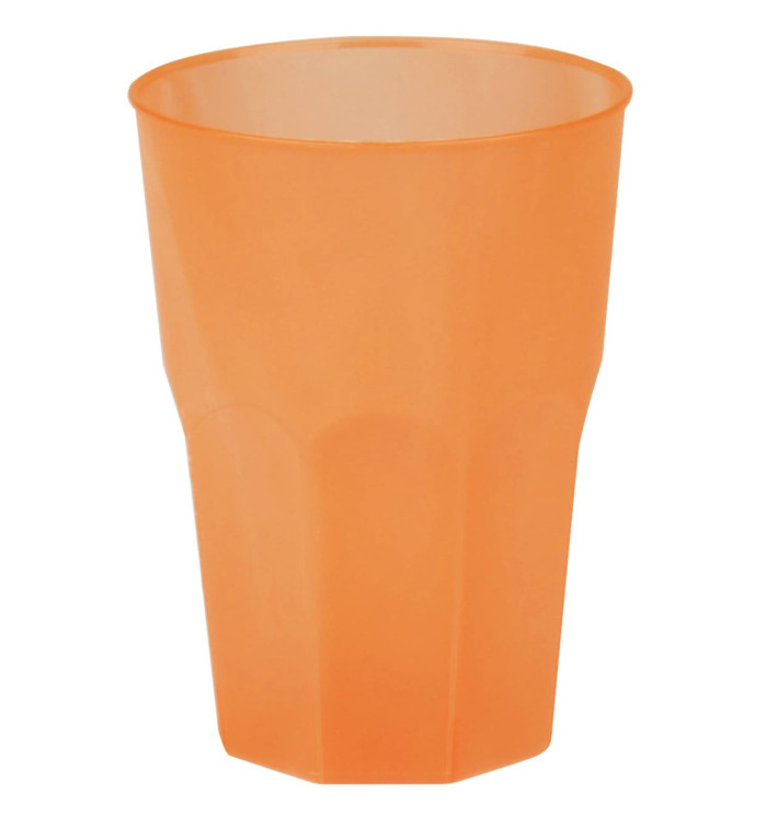 Verre Plastique "Frost" Orange PP 350ml (20 Unités) Verre Plastique "Frost" Orange PP 350ml (20 Unités)