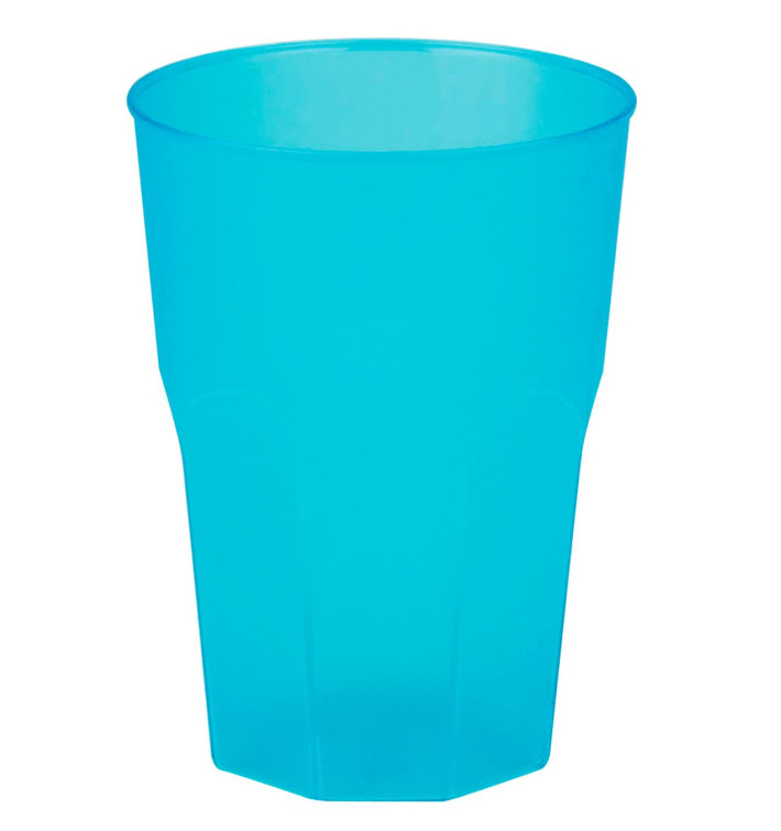 Verre Plastique "Frost" Turquoise PP 350ml (420 Unités) Verre Plastique "Frost" Turquoise PP 350ml (420 Unités)