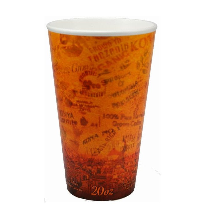 Schuim beker Fusion "Escape" 20Oz/591ml Ø9,4cm (500 stuks) Schuim beker Fusion "Escape" 20Oz/591ml Ø9,4cm (500 stuks)