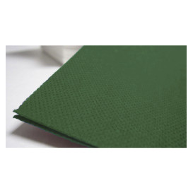 Serviette Papier Molletonnée 40x40 Verte (50 Unités)