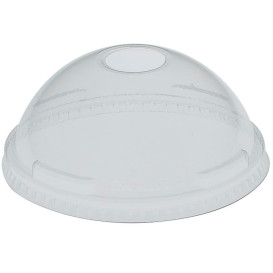 Couvercle Dôme Perforé PET Cristal Ø10,7cm (25 Utés)