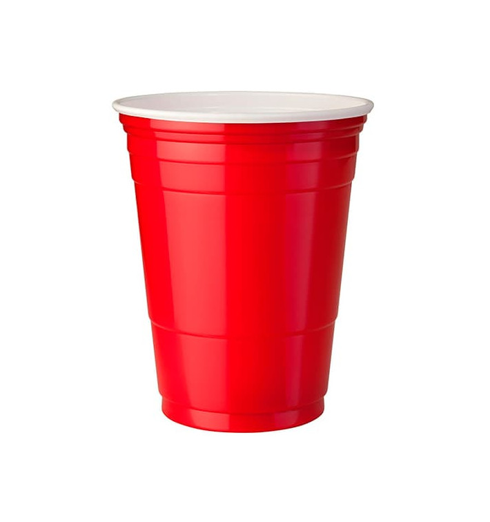 Plastic PS beker Amerikaanse Red Party Bekers 470ml (1000 stuks) Plastic PS beker Amerikaanse Red Party Bekers 470ml (1000 stuks)