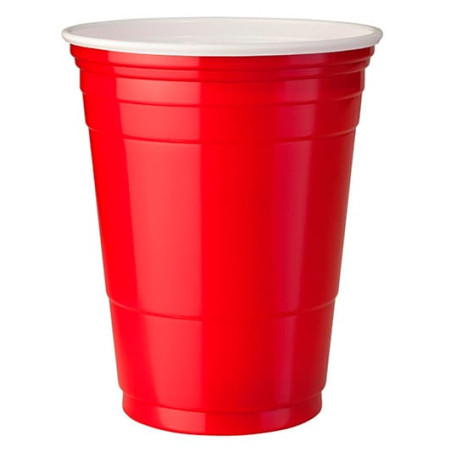 Plastic PS beker Amerikaanse Red Party Bekers 360ml (1000 stuks)