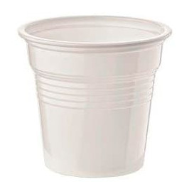 Gobelet Plastique PS Blanc 80ml Ø5,7cm (100 Unités)