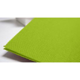 Serviette Papier Molletonnée 40x40 Vert Citron (1.200 Utés)