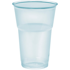 Plastic PS beker Kristal "Diamant" 350ml Ø8,0cm (50 stuks) 