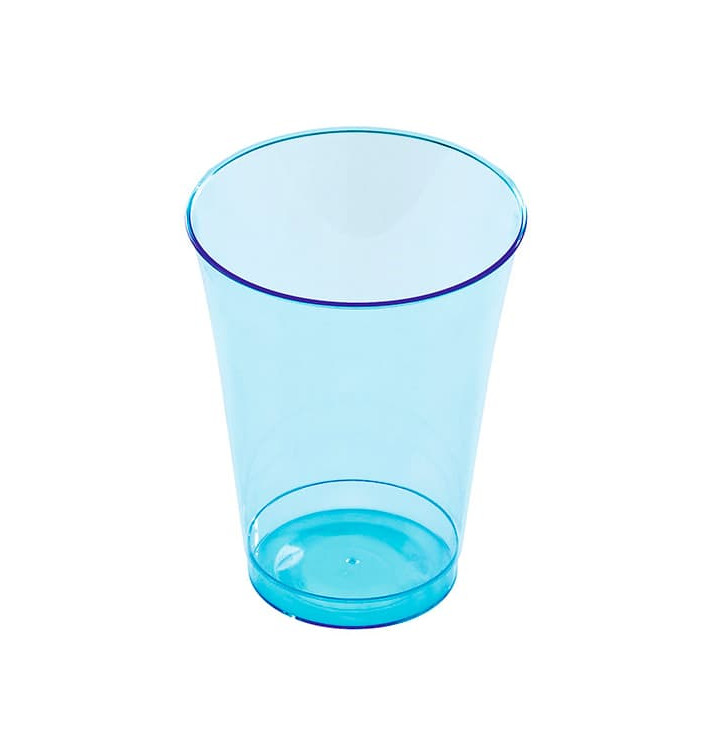 Plastic PS beker Geïnjecteerde glascider turkoois 230 ml (10 stuks) Plastic PS beker Geïnjecteerde glascider turkoois 230 ml (10 stuks)