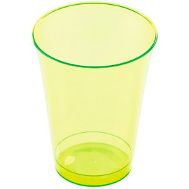 Plastic PS beker Geïnjecteerde glascider groen 230 ml (150 stuks)