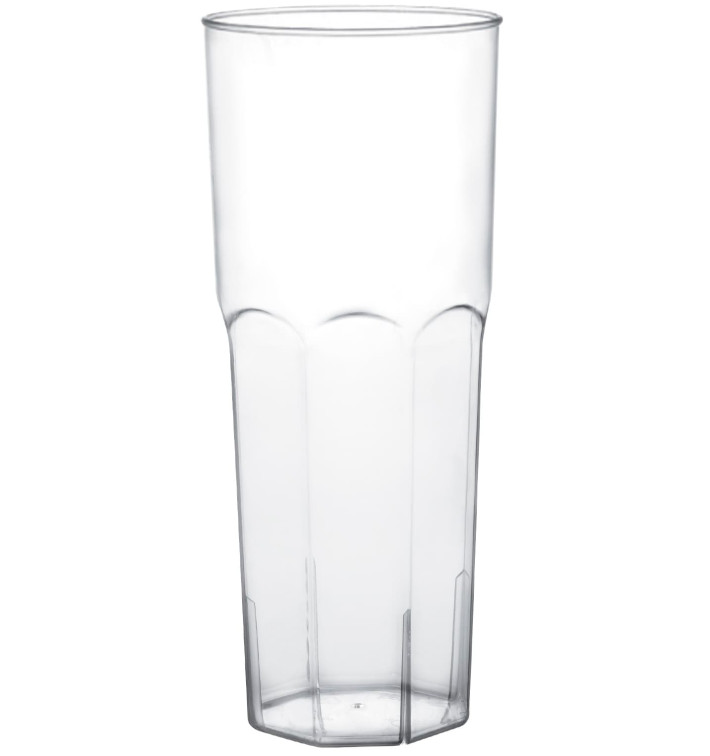 Plastic Collins PS glas transparant Ø6,5cm 350ml (360 stuks) Plastic Collins PS glas transparant Ø6,5cm 350ml (360 stuks)