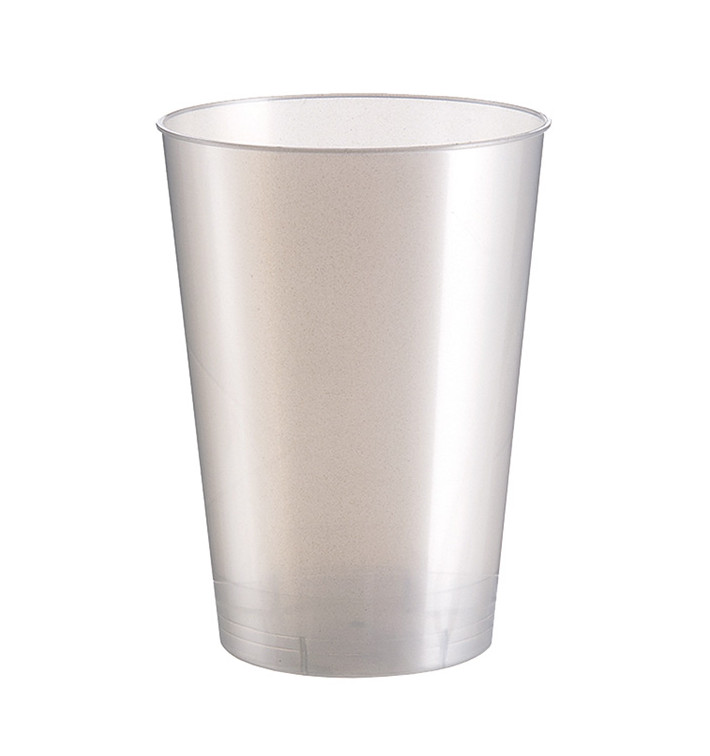 Verre Plastique Moon Blanc Pearl PS 230ml (50 Unités) Verre Plastique Moon Blanc Pearl PS 230ml (50 Unités)