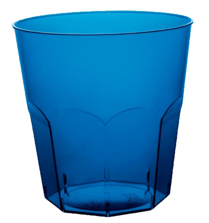 Verre Plastique Cocktail Bleu Transp. PS Ø73mm 220ml (50 Utés) Verre Plastique Cocktail Bleu Transp. PS Ø73mm 220ml (50 Utés)